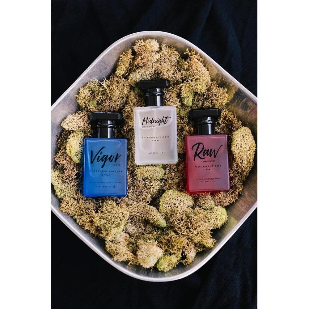 RawChemistry - A Pheromone Infused Mens Cologne Gift Set - Set of 3 Colognes