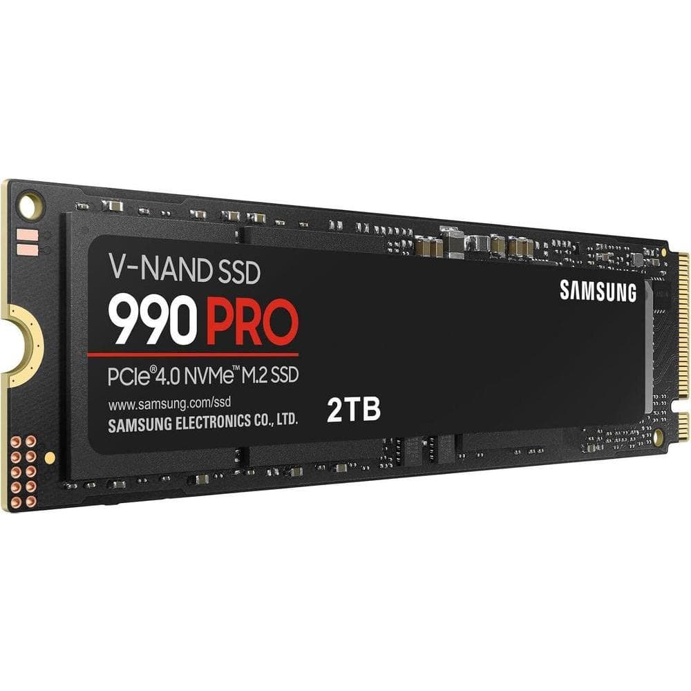 SAMSUNG 990 PRO SSD 2TB NVMe M.2 PCIe Gen4, M.2 2280 Internal Solid State Hard Drive, Seq. Read Speeds Up to 7,450 MB/s for High End Computing, Gaming, and Heavy Duty Workstations, MZ-V9P2T0B/AM